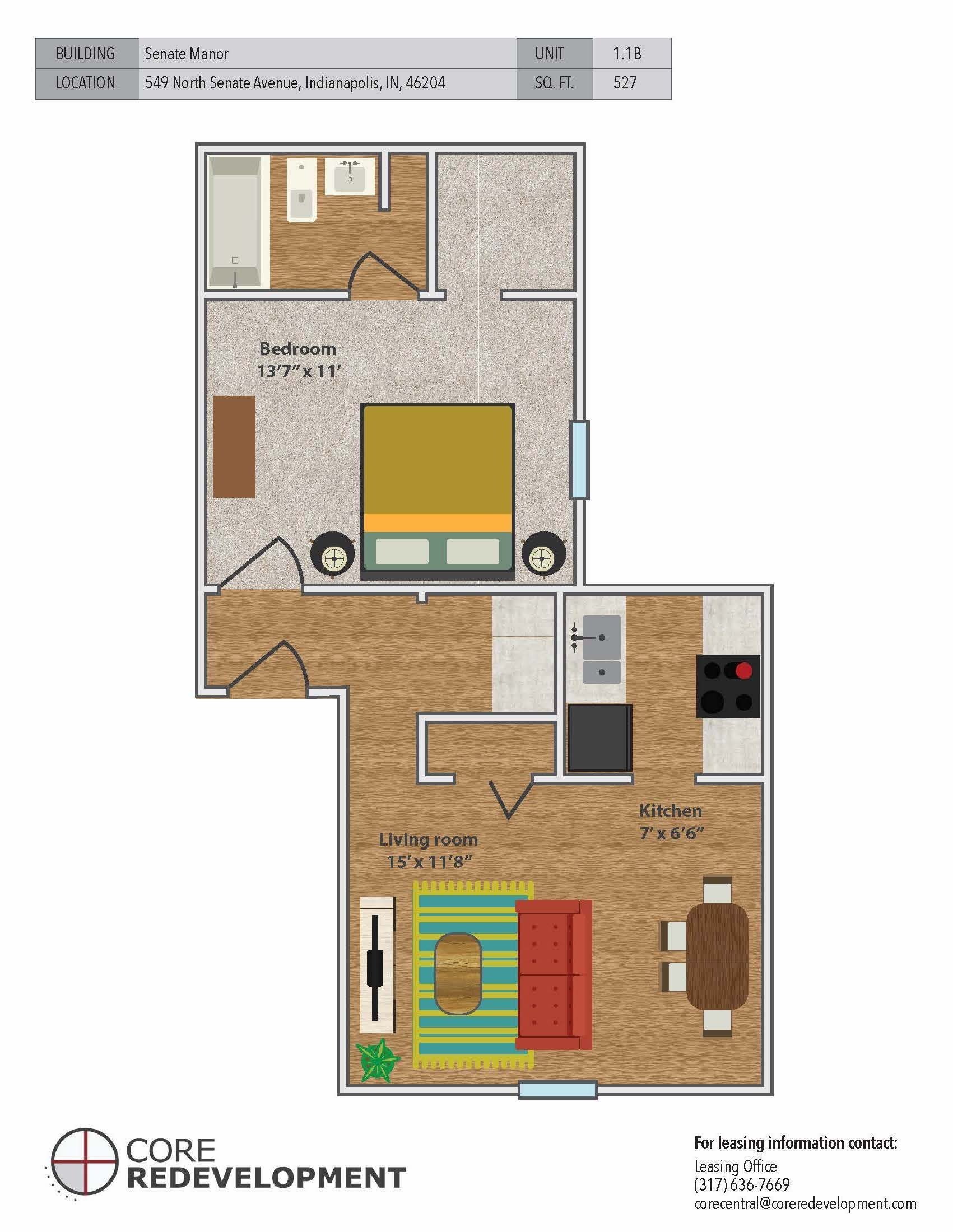 Senate Manor in Indianapolis, IN Core Redevelopment