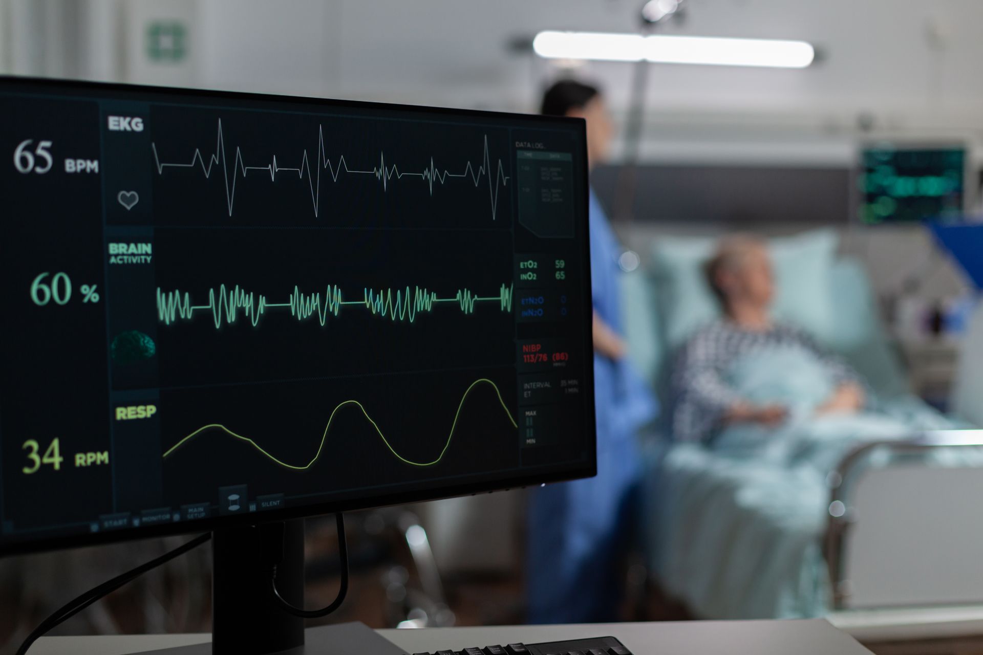 Elettrocardiogramma per analisi a potenza