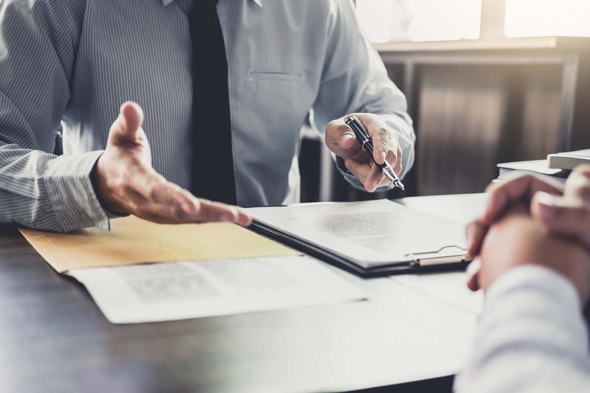 Law Consultation with Client — Jacksonville, FL — Johnson and Johnson, P.A.