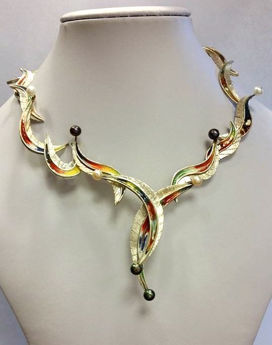 Zilveren collier