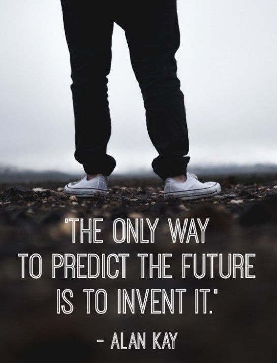 Person standing, quote 