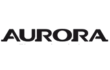 Logotipo de AURORA en texto negro sobre fondo blanco