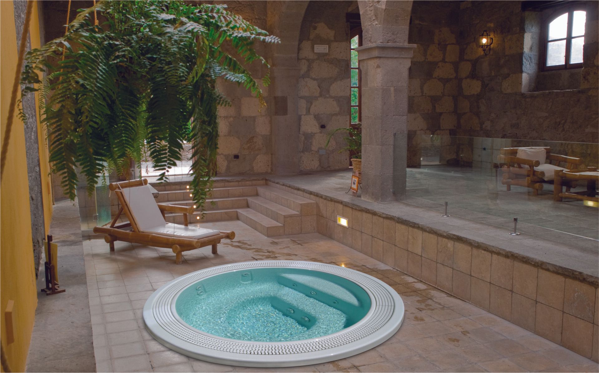 a commercial hot tub installed by hypa spa