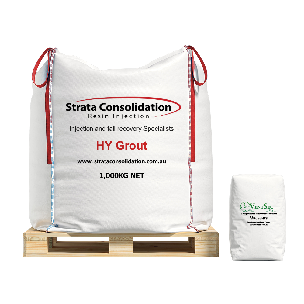 Large white bulk bag labeled 