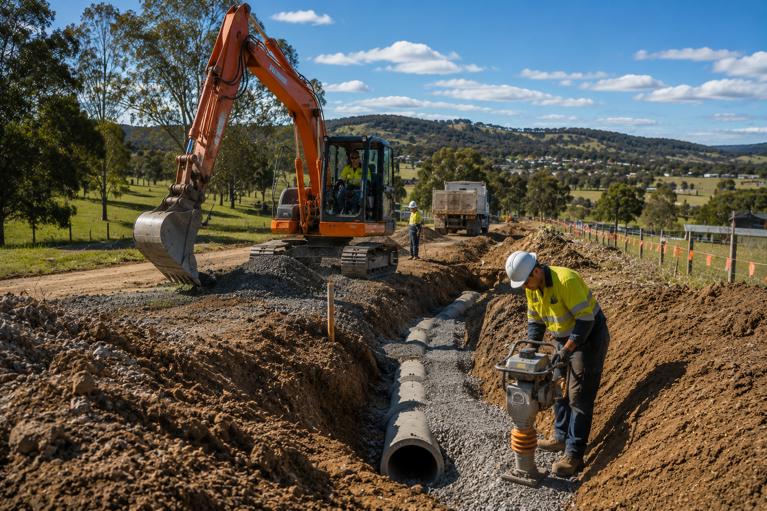 Civil works and drainage Bega Valley NSW