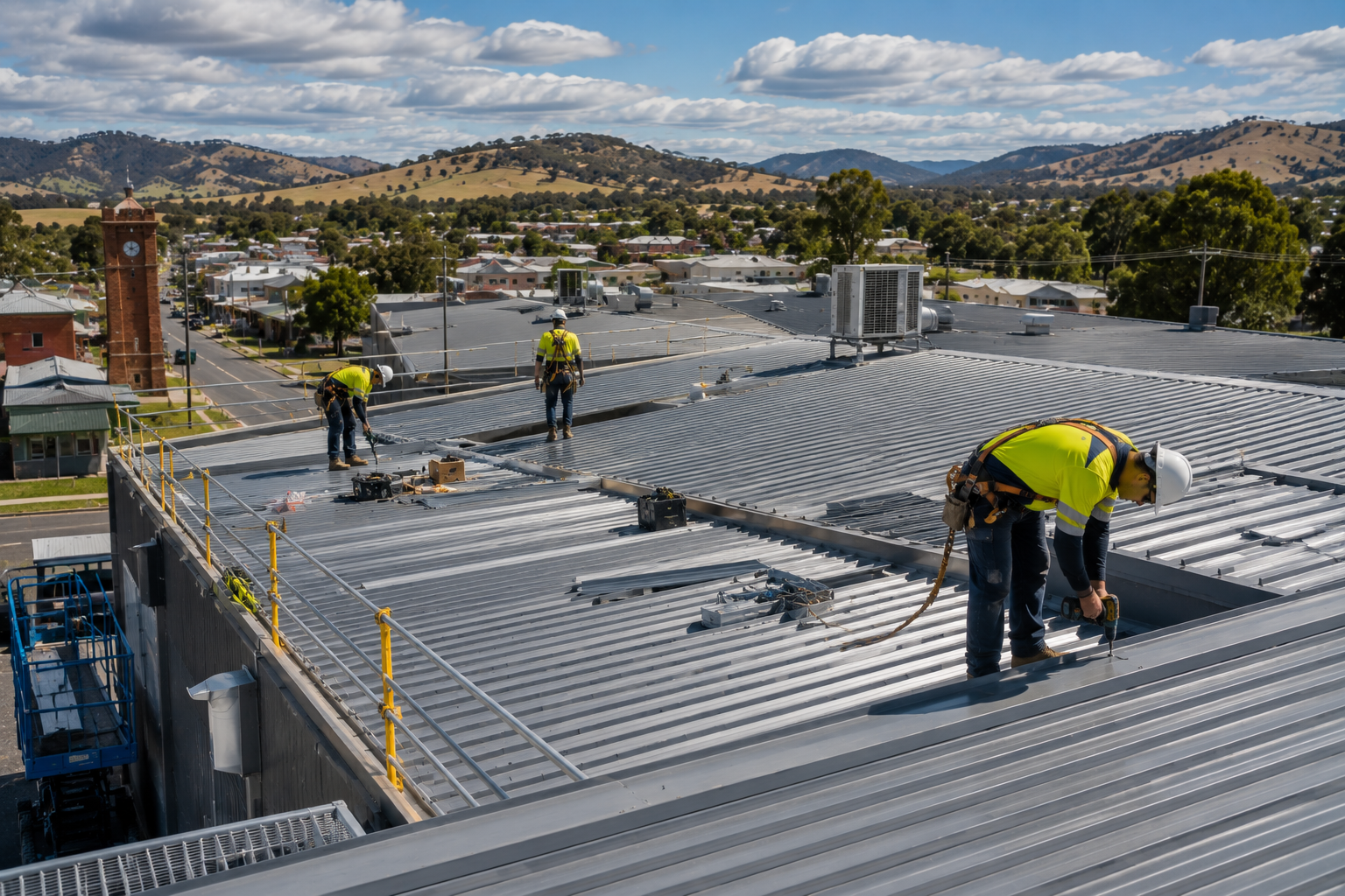 Commercial roof installation and roof replacement Eden NSW
