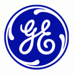 GE logo: white 