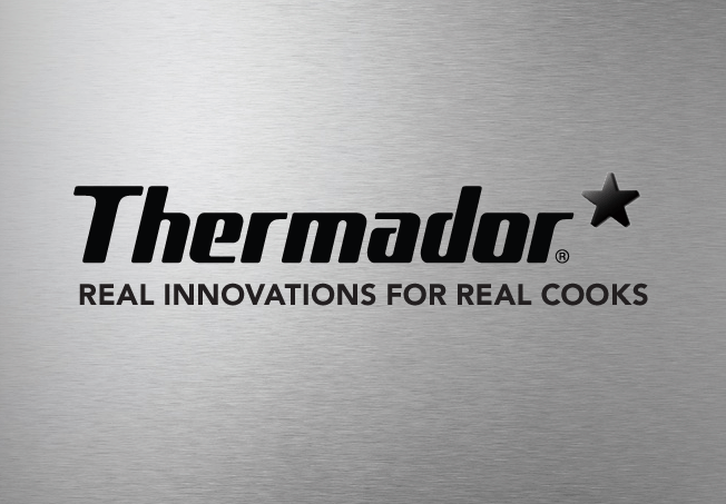 Thermador logo with tagline 