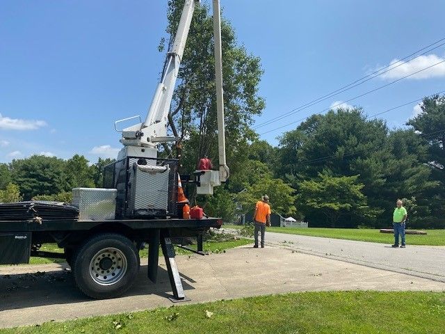 Crane Truck — Flatwoods, KY — Custom Tree Service