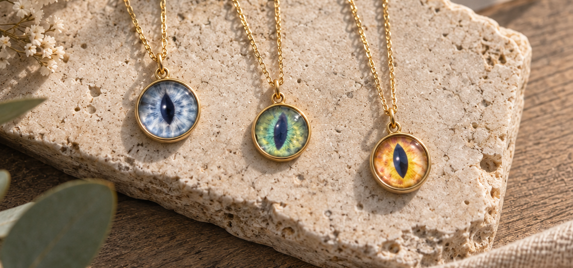 Custom Cat Eye Pendant