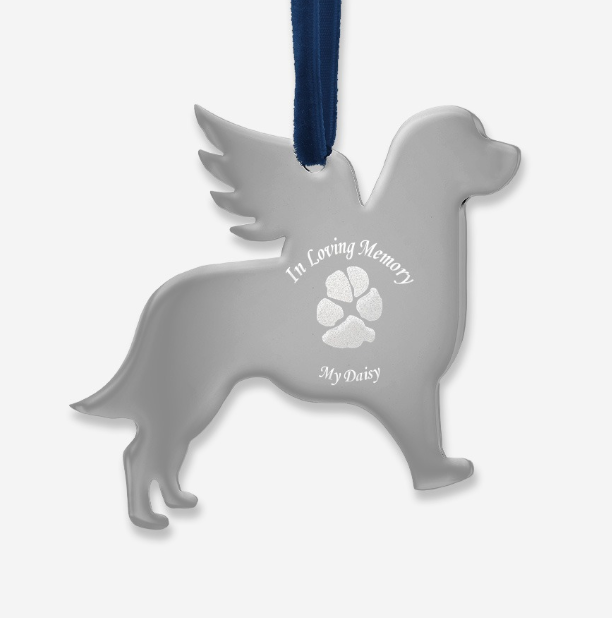 Dog Paw Print Ornament