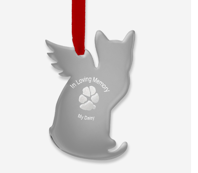 Cat Paw Print Ornament