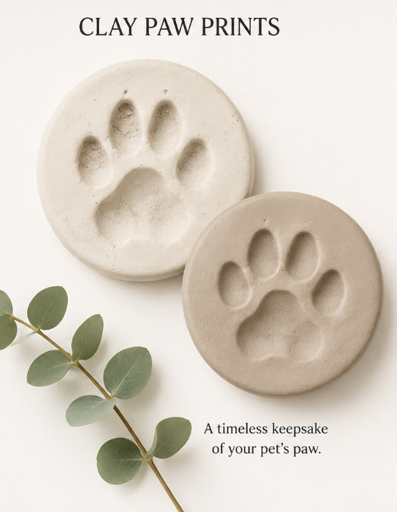 Clay Paw Print