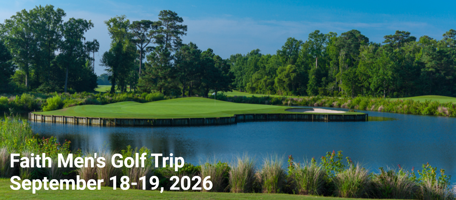 Click the banner to sign up for the Men's Golf Trip!