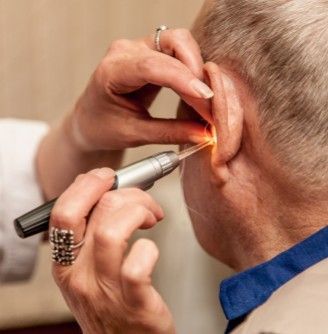 putting hearing aid
