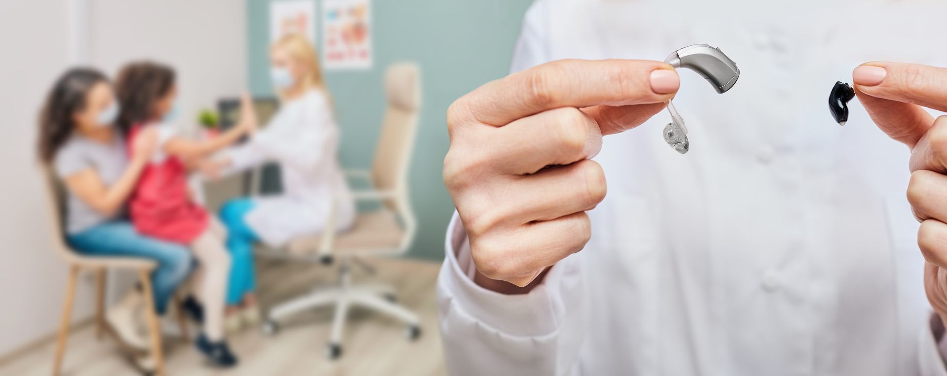 putting hearing aid