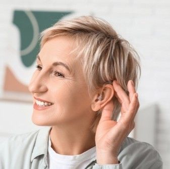 putting hearing aid