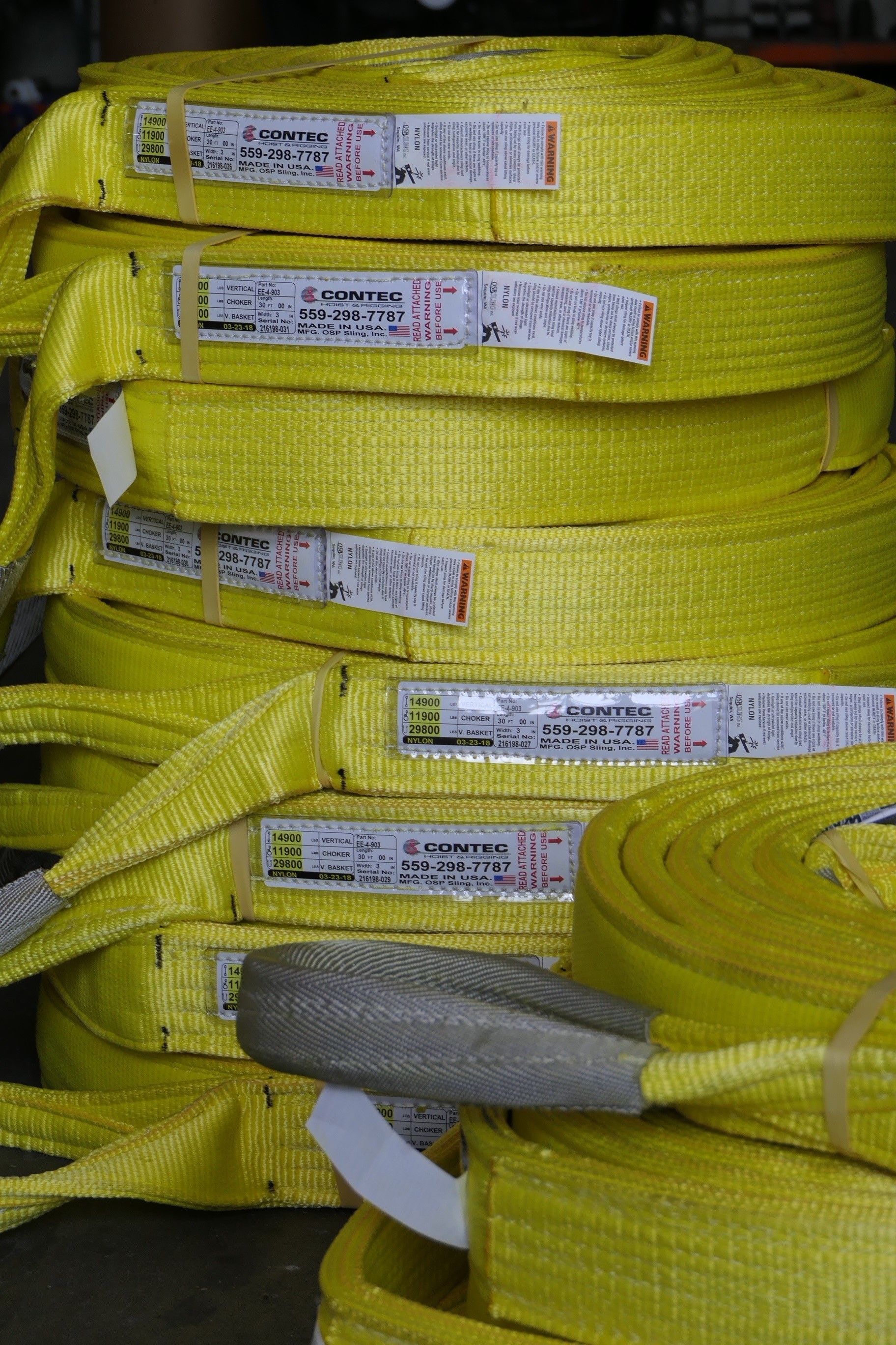 Lifting Slings Fresno CA Contec Wire Rope