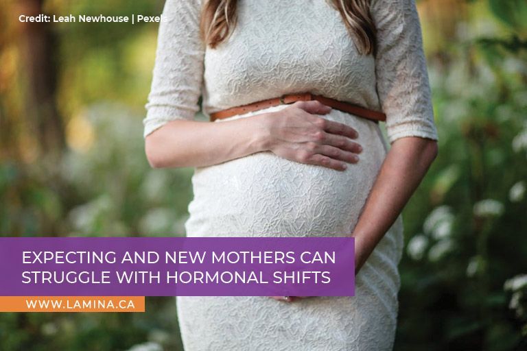 Expecting and new mothers can struggle with hormonal shifts