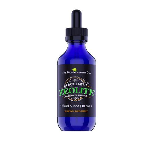 Blue bottle of