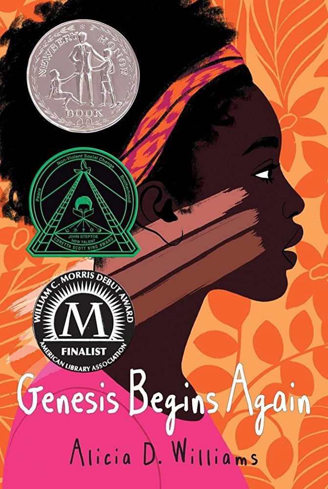 Book cover featuring a Black girl's profile, with the title