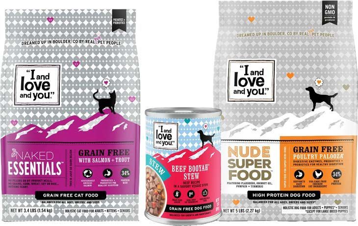 Dog and cat food products from the
