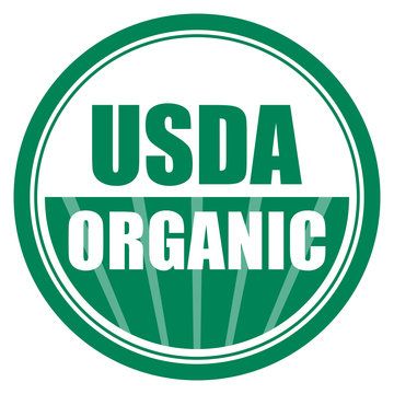 Green and white USDA Organic seal.