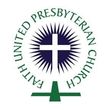 Presbyterian Church USA logo with purple cross and green emblem in a circular design