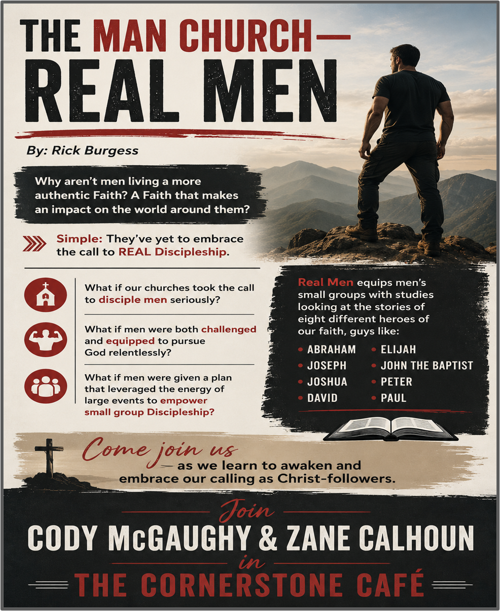 Poster for Discipleship U Winter Quarter, starting January 4, 2026, Sundays at 5 PM. Includes a compass graphic.