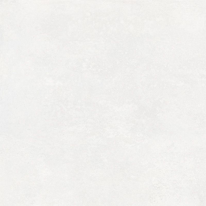 Azulejo blanco ligeramente texturizado.