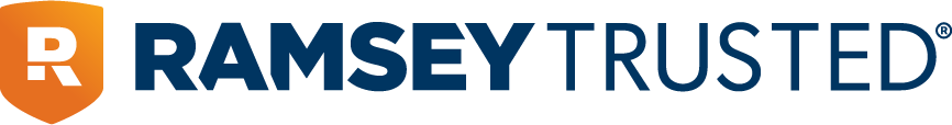 Ramsey Trusted logo with an orange shield and the text 