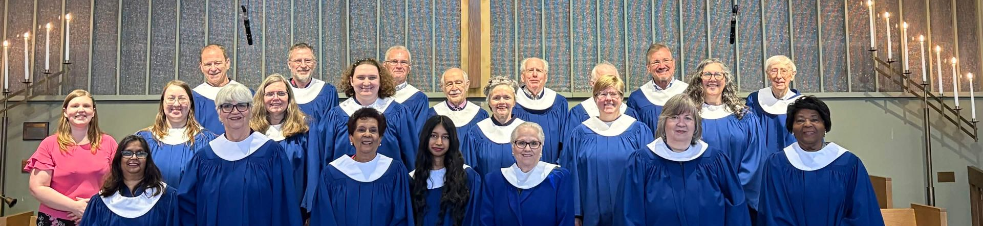 The Choir for the Special Hallelujah Chorus on Easter 2026 - includes members of the band.