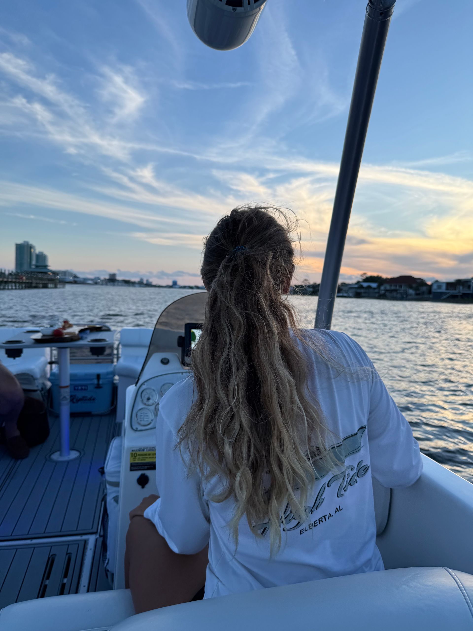 Sunset with Riptide Cruises in Orange Beach, AL