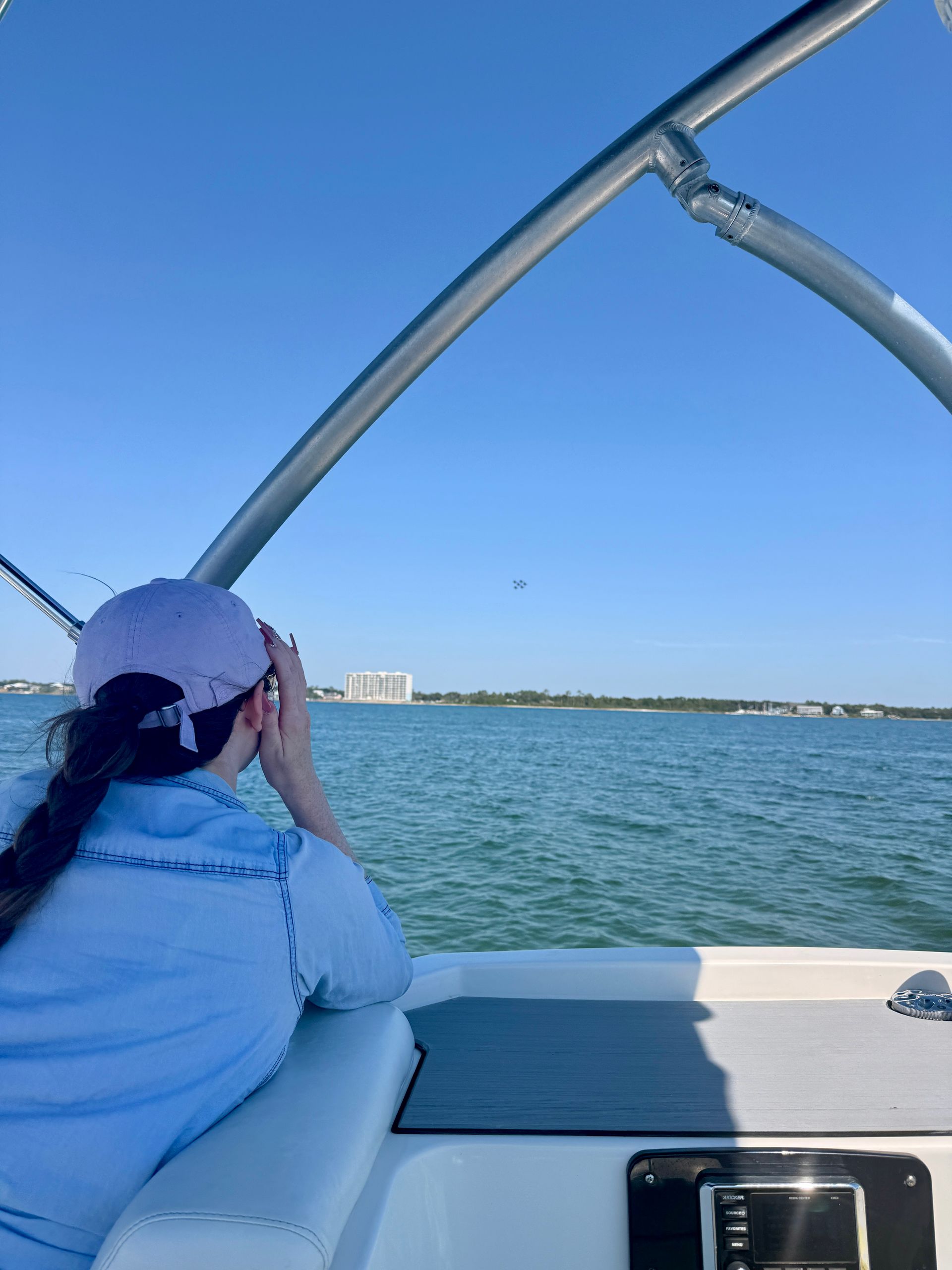 Fort McRee Charter in Pensacola Florida with Riptide Cruises in Orange Beach Alabama for Blue Angels Practice