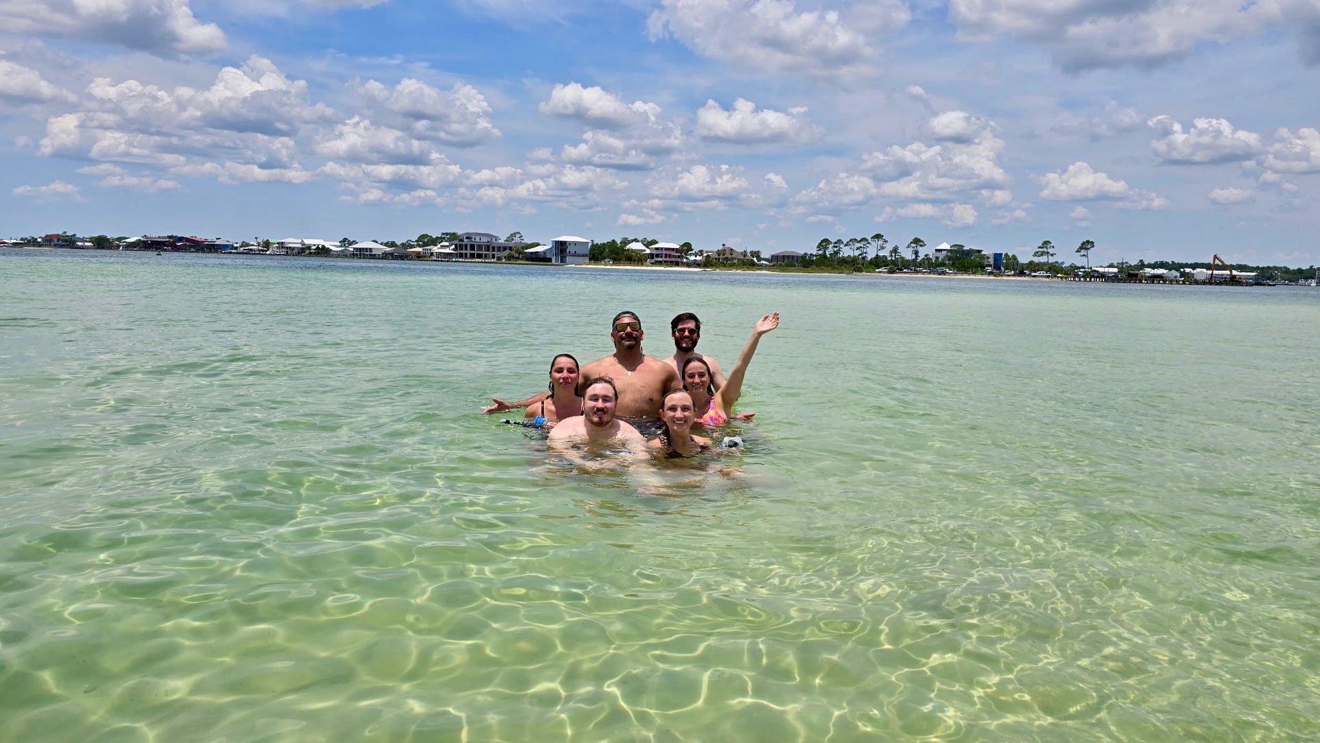 Sandbar and Snorkeling cruise with Riptide Cruises in Orange Beach Alabama with Woman Captain on Private Cruise by Alabama Beaches