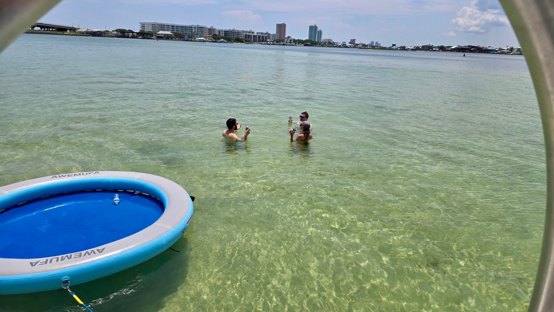 Sandbar and Snorkeling cruise with Riptide Cruises in Orange Beach Alabama with Woman Captain on Private Cruise by Alabama Beaches