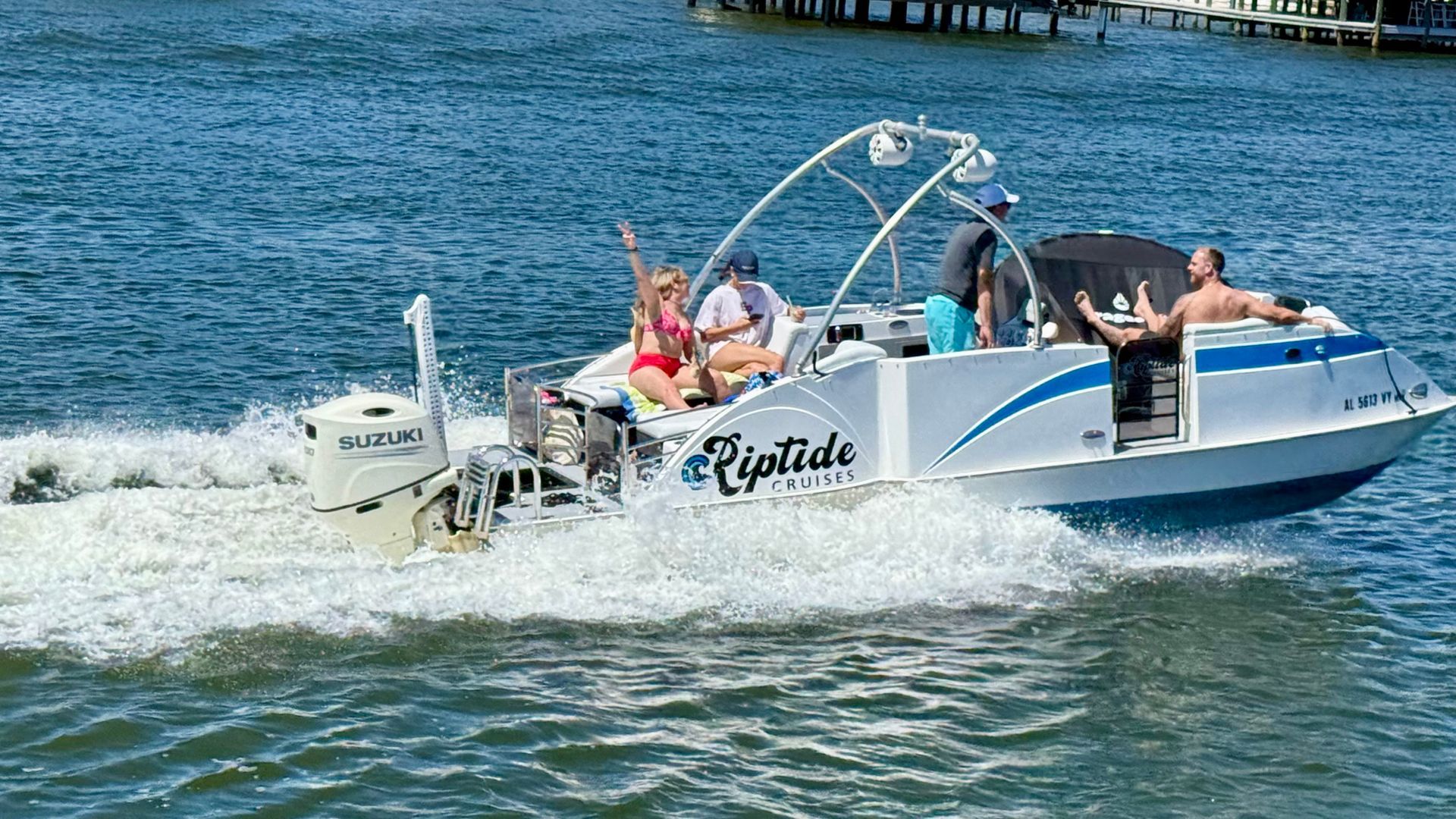 Alabama Point, The Caribe Condos, Robinson Island, The Pass in Orange Beach, Orange Beach Sandbars with Riptide Cruises