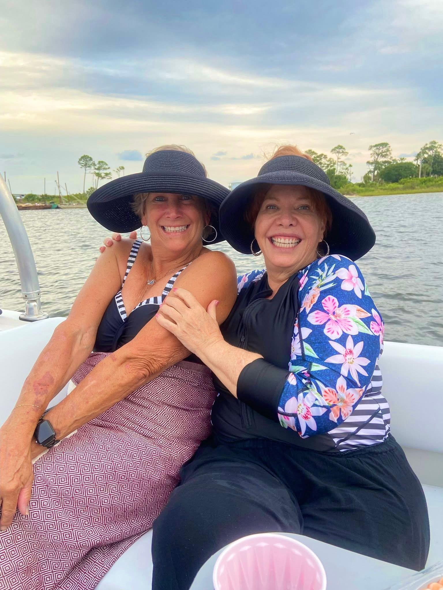 Sunset Charter with Riptide Cruises in Orange Beach Alabama with Woman Captain on Private Cruise by Alabama Beaches