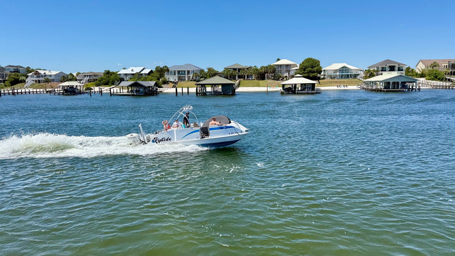 Alabama Point, The Caribe Condos, Robinson Island, The Pass in Orange Beach, Orange Beach Sandbars with Riptide Cruises