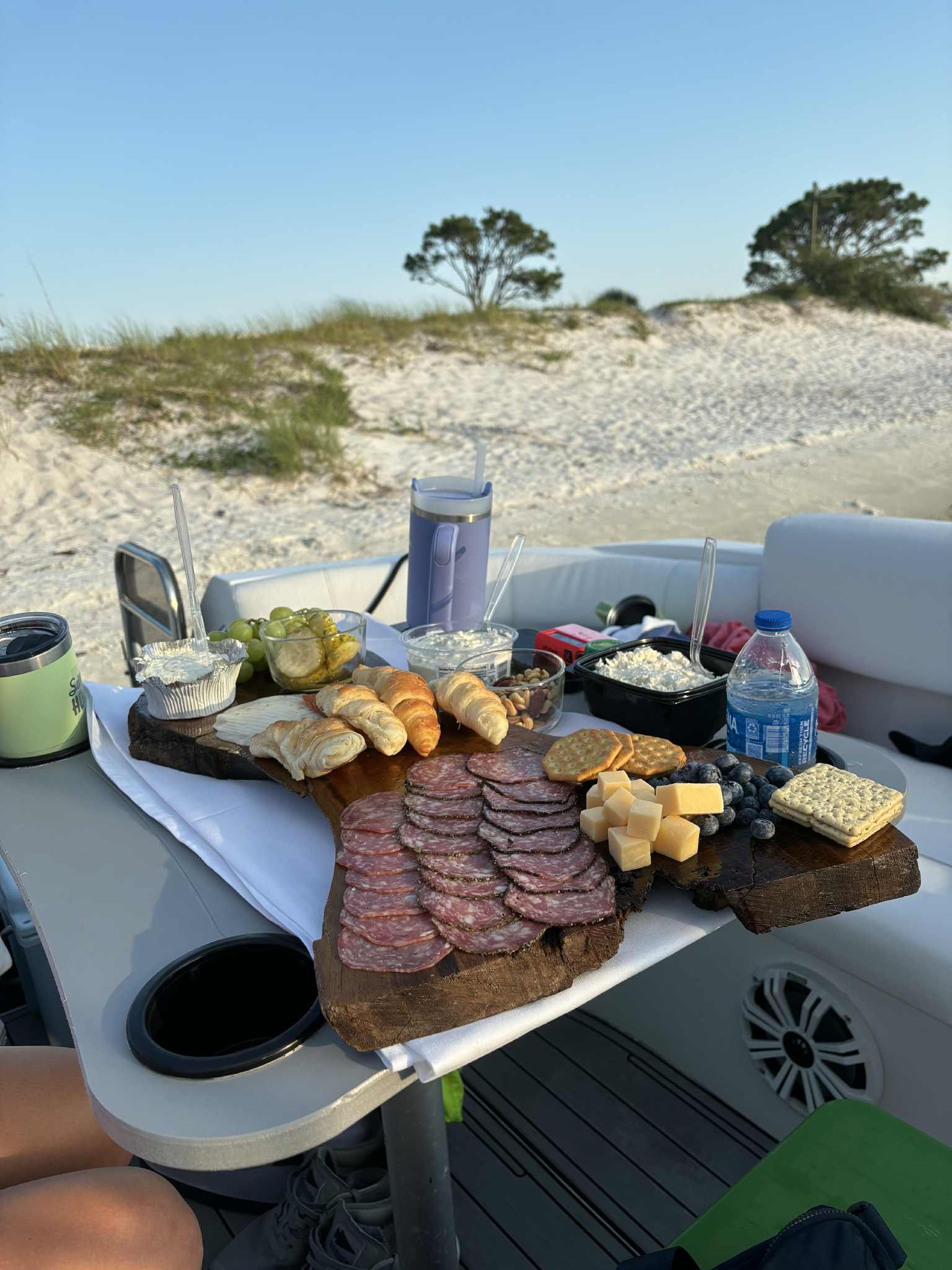 Sunset Cruise with Riptide Cruises at Robinson Island in Orange Beach Alabama Custom Charter