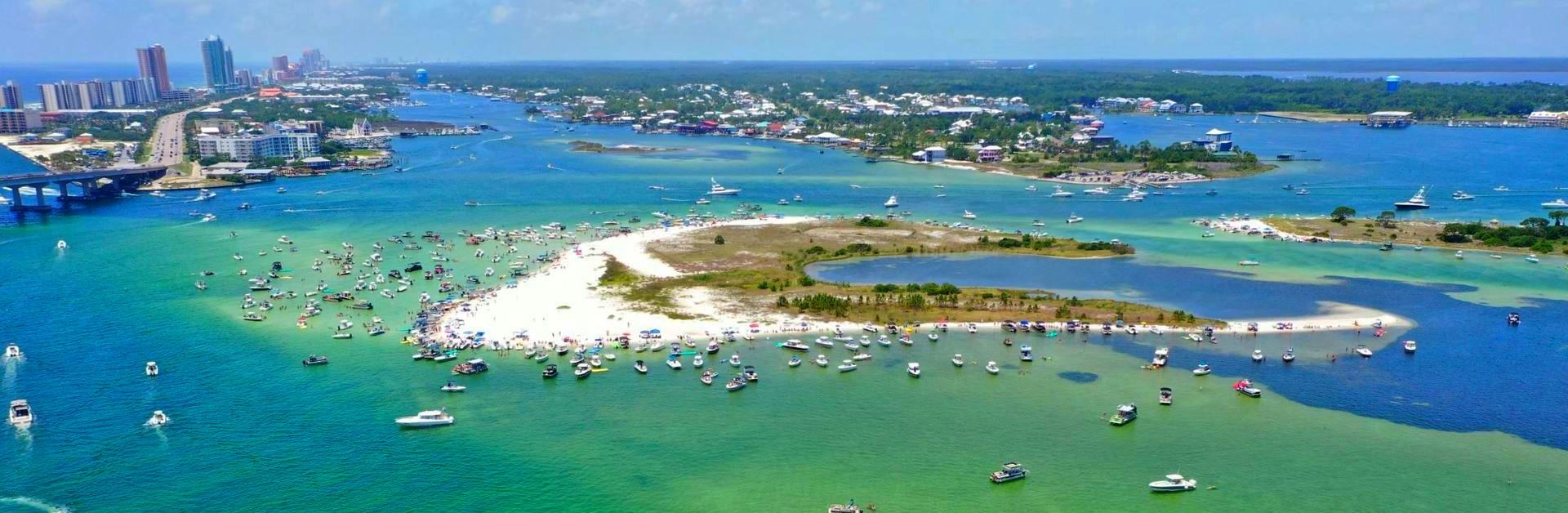 Riptide Cruises in Orange Beach Alabama with Woman Captain Christina on Private Cruise by Alabama Beaches