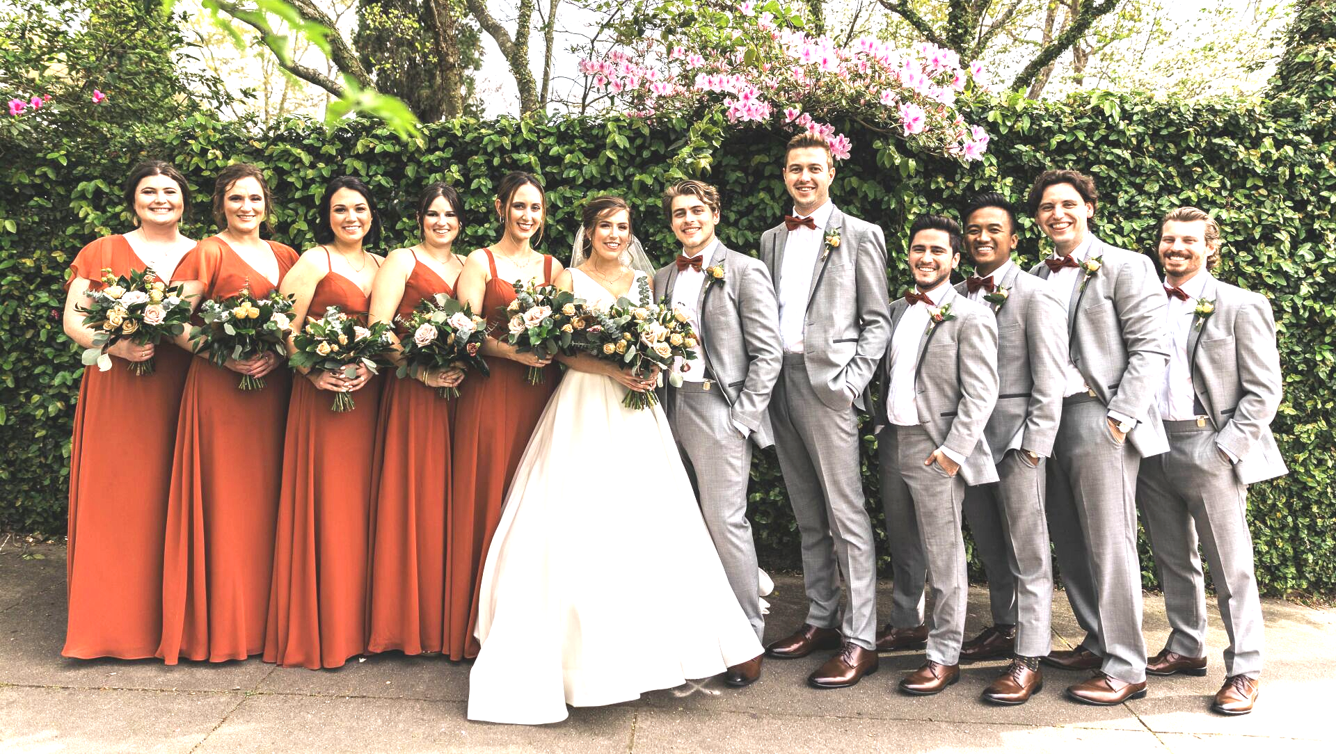 bridal hair party