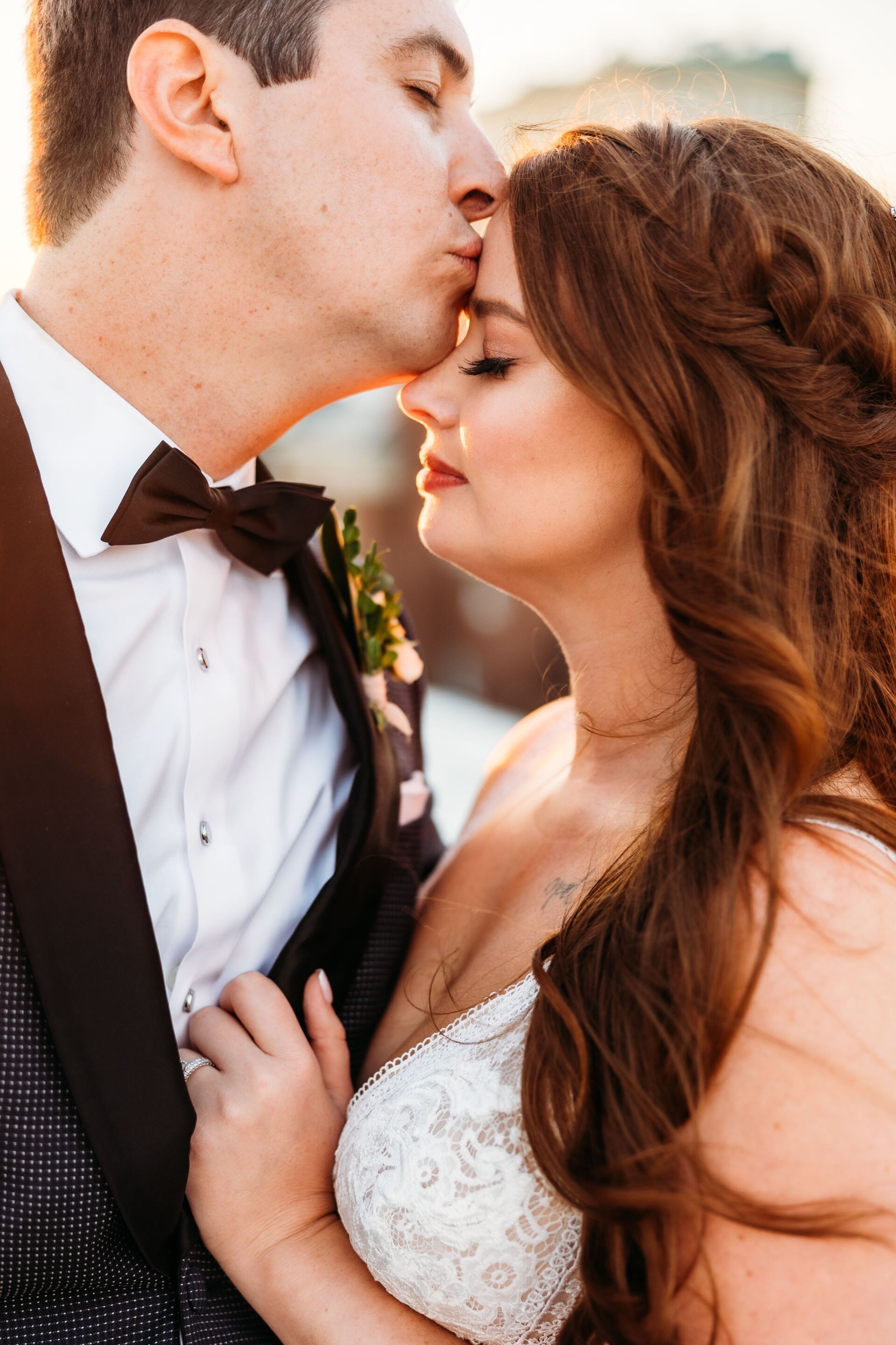 long bridal hair design