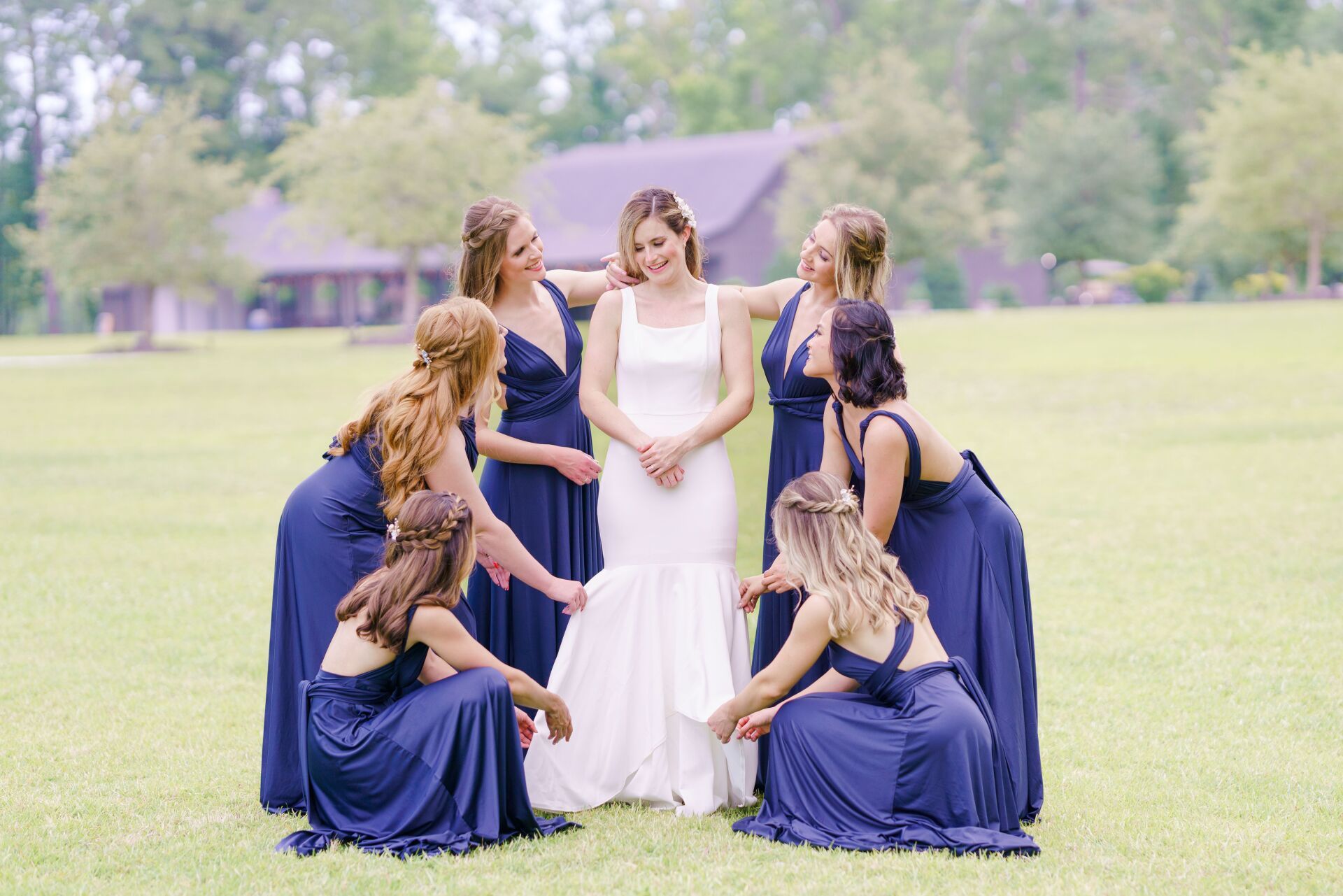 bridal wedding party