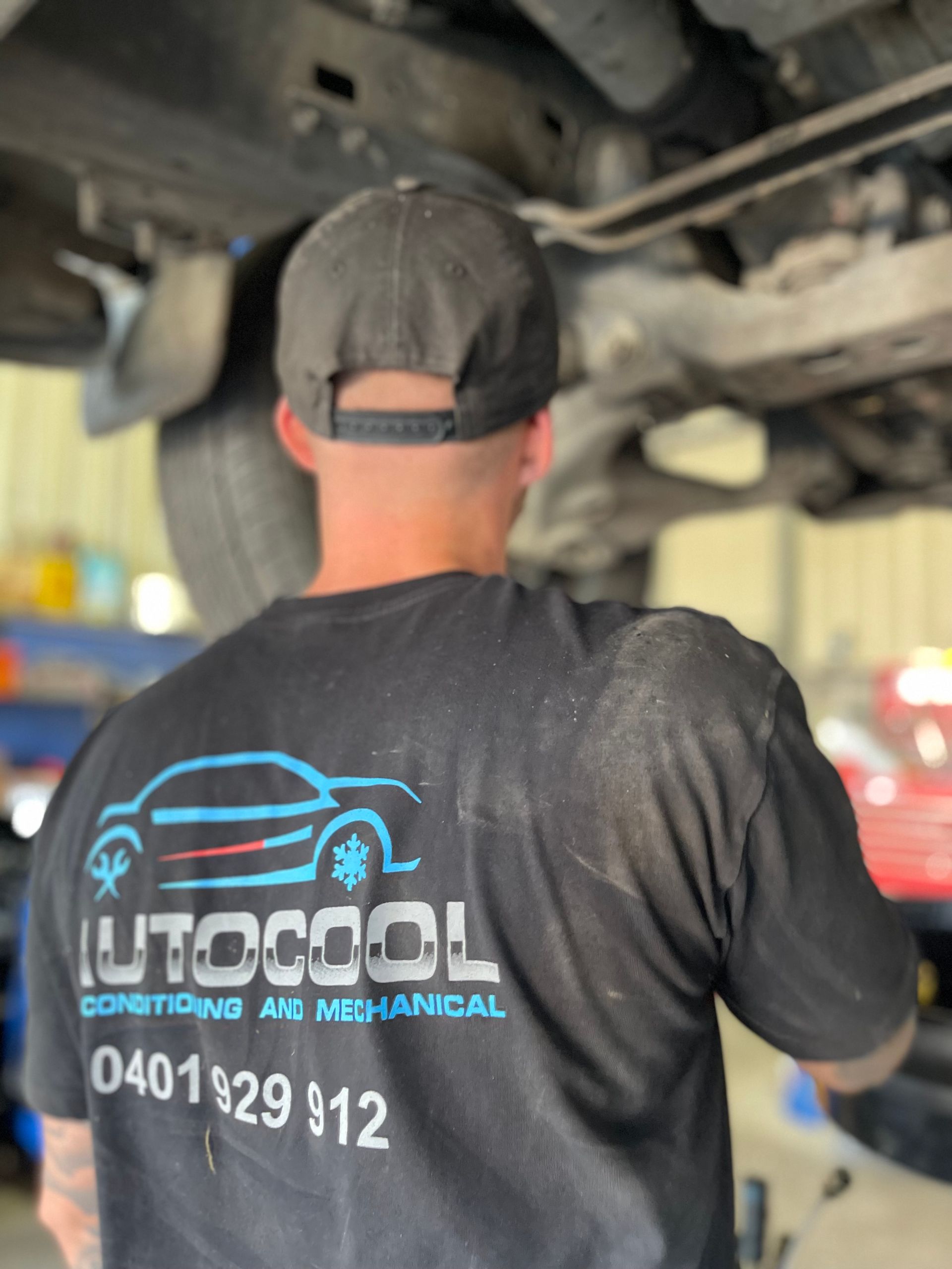 A Toyota Truck Land Cruiser Open The Hood — Autocool Air Conditioning in Raymond Terrace, NSW
