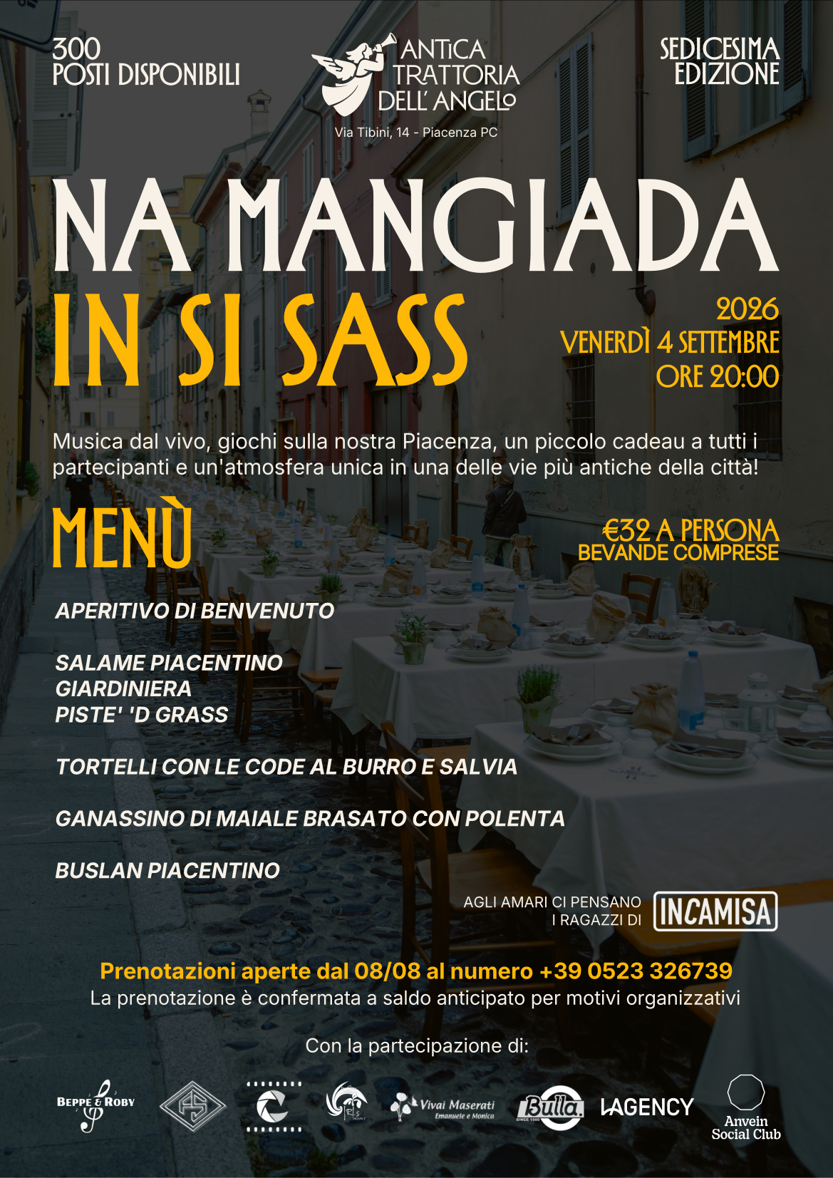 Manifesto per l'evento gastronomico
