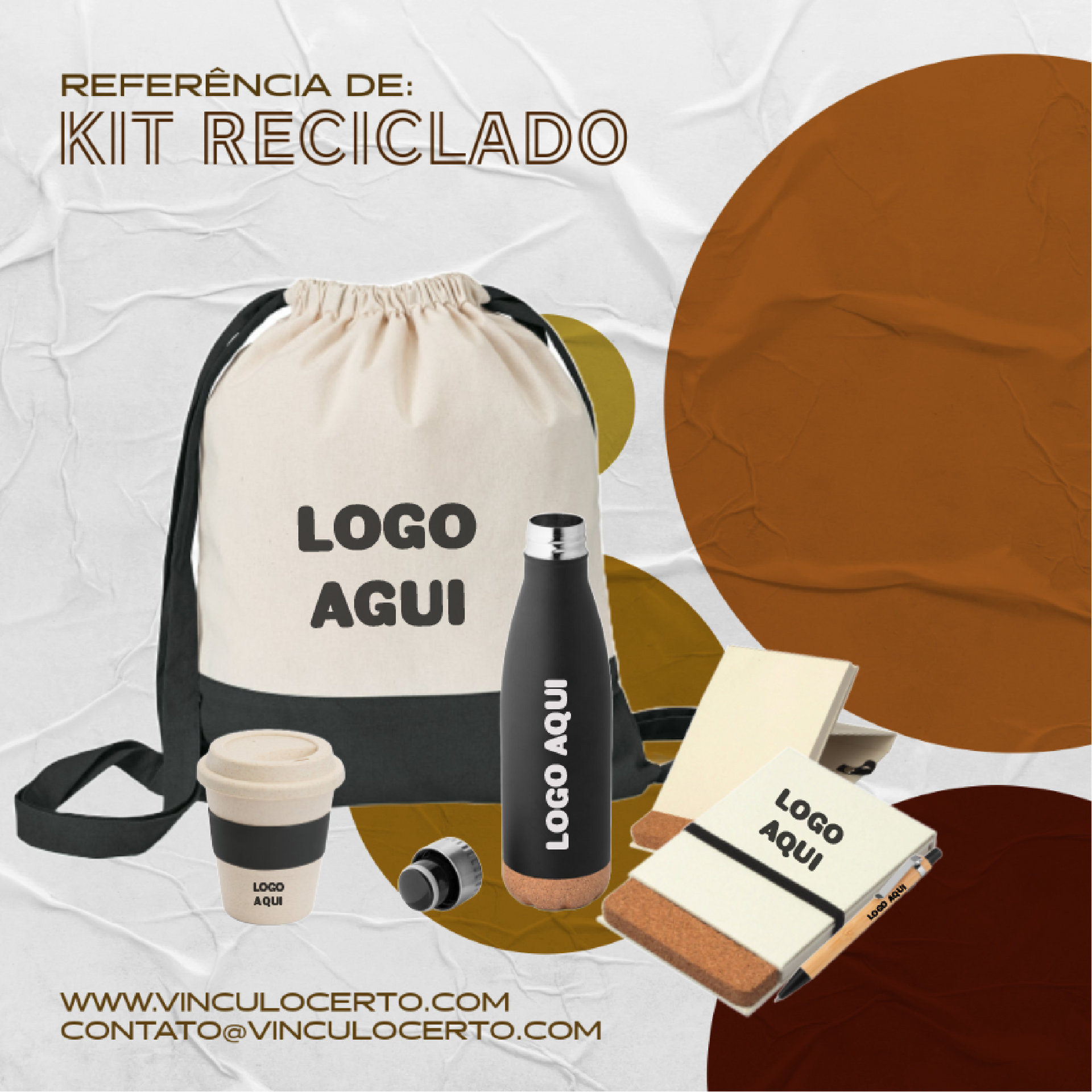 Brindes ecologicos personalizados; brindes personalizados reciclado