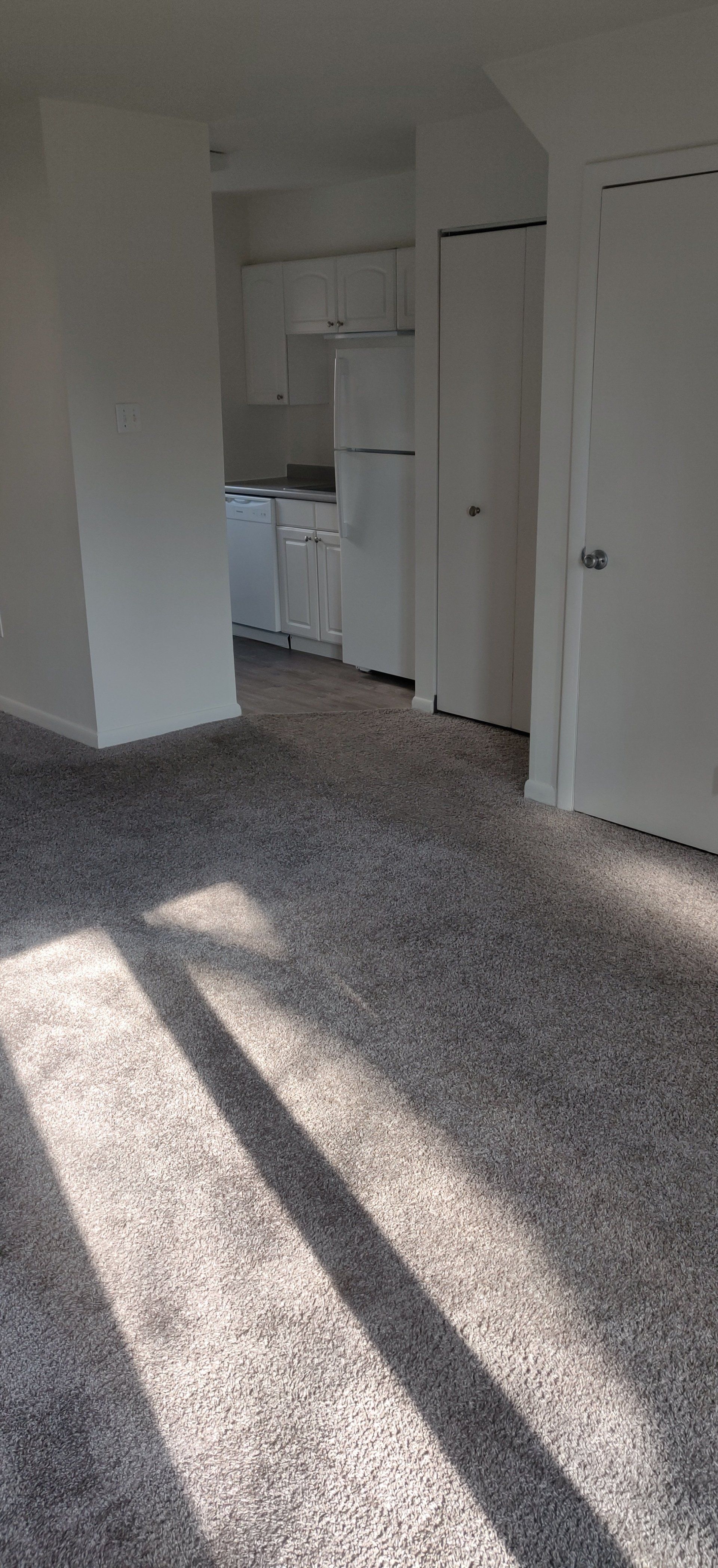 303 Fulton St. Townhouse Living Room to Kitchen Photo #1