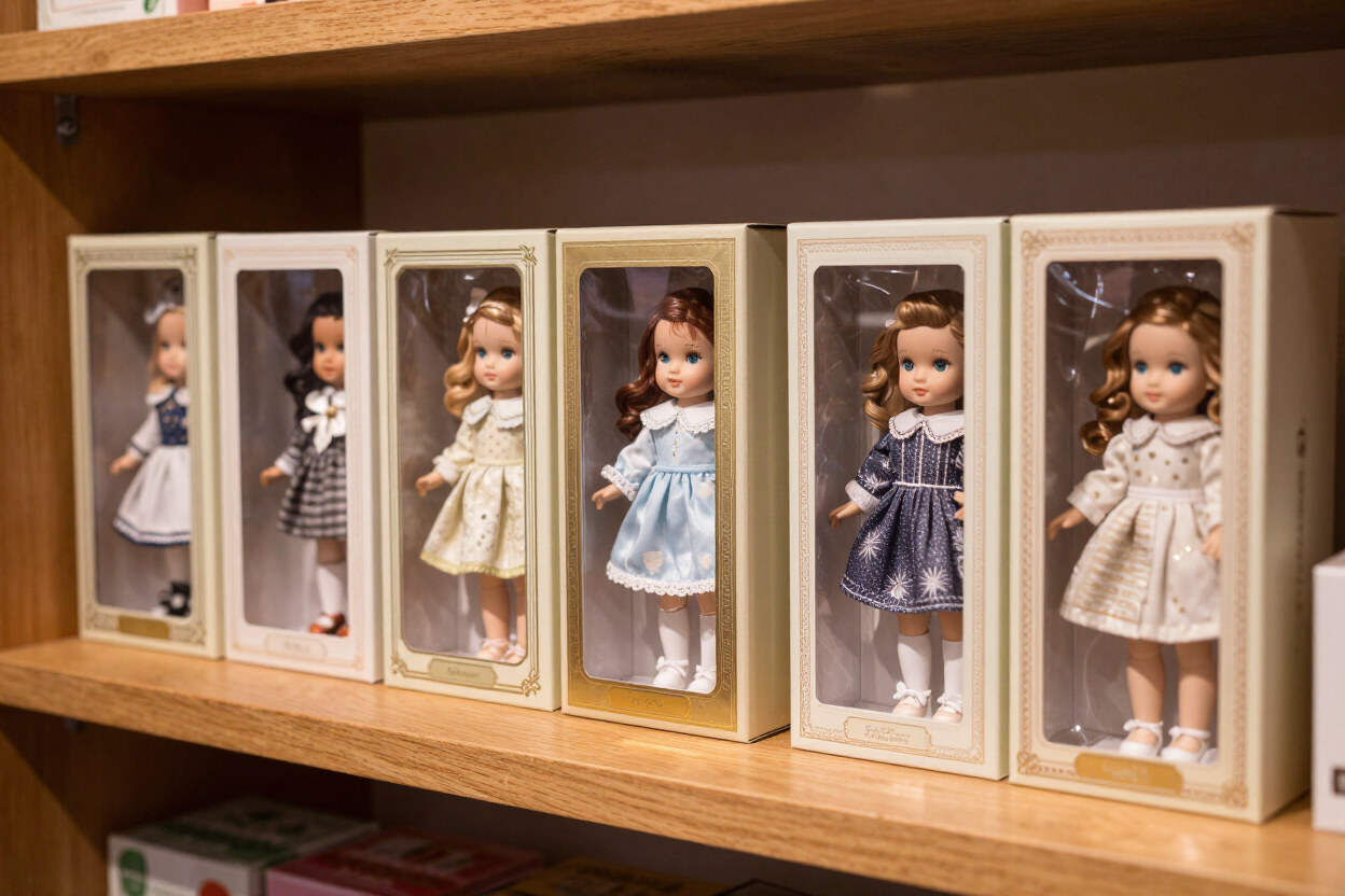 Limited edition collector dolls in original packaging at A Doll's World in Augusta Georgia