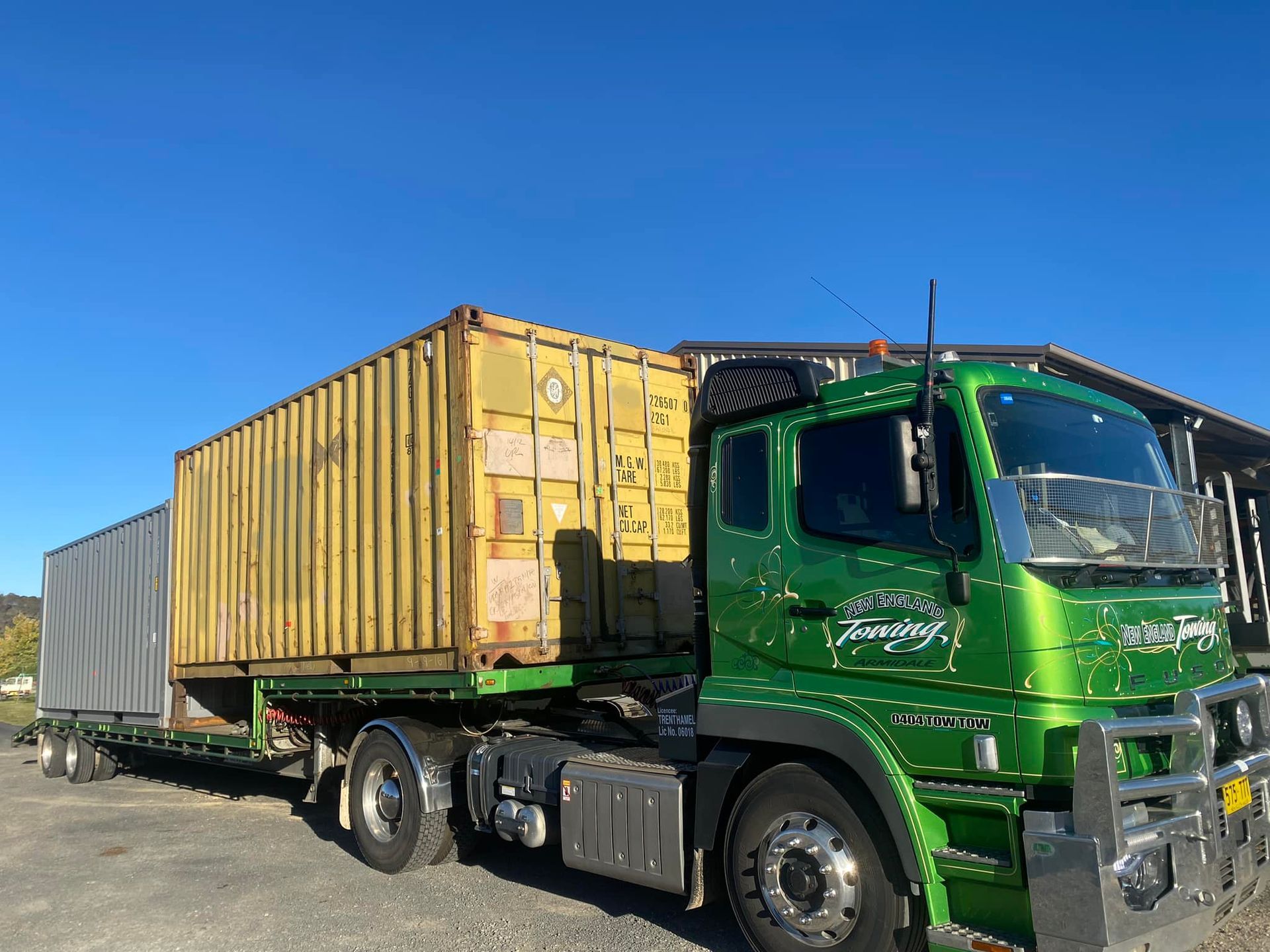Truck Crossing a River — New England Towing in Armidale, NSW